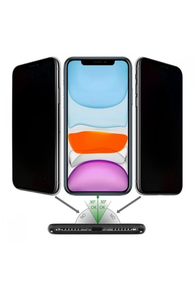 inteknoloji KOPYA - Iphone 12 Pro Max uyumlu Hayalet Cam Tam Kaplayan Kırılmaz Cam - Resim 2