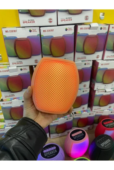 inteknoloji MS-2208BT Kablosuz Hoparlör -Renk Değiştiren usb-sd-bluetooth ürün görseli 1