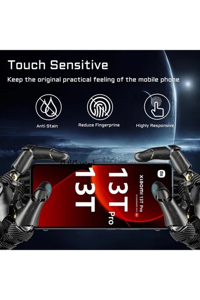 inteknoloji Xiaomi Mi 13T Ve Mi 13T Pro Uyumlu Ekran Koruyucu Cam Kırılmaz Tam Kaplar 10d Ekran Camı Antistatik - 6