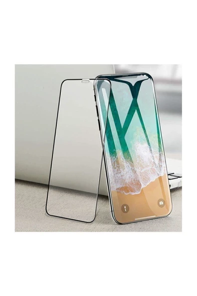 SSLINE Iphone Xs Max 5d Tam Kaplayan Nano Kırılmaz Cam ürün görseli 1