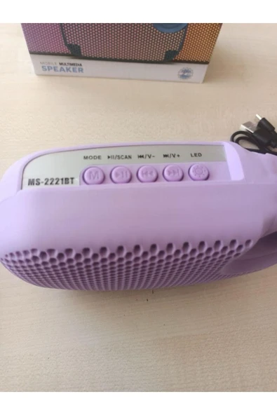 inteknoloji PL-4385 SD USB FM RGB BLUETOOTH SPEAKER (MS-2221BT) - Resim 4