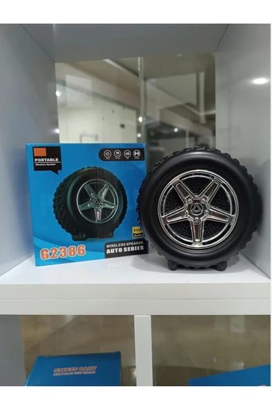 inteknoloji Kablosuz Hoparlör Bluetooth Speaker Tekerlek Model Ses Bombası /sdkart/usb grand-G2386 - Resim 3