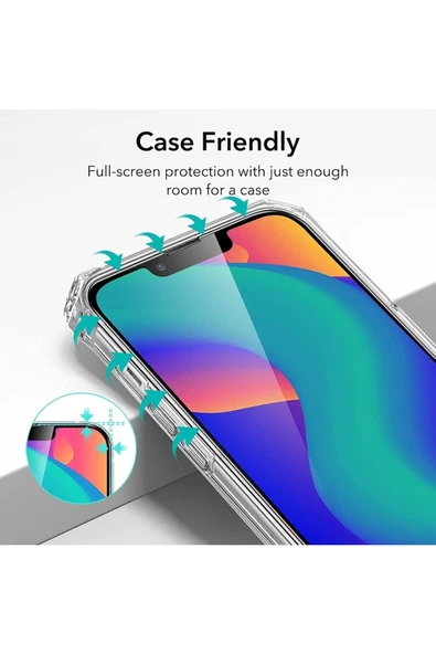 inteknoloji Iphone 14 Plus Uyumlu Ekran Koruyucu Cam  Tam Kaplar Rio Glass Kaplama - 2