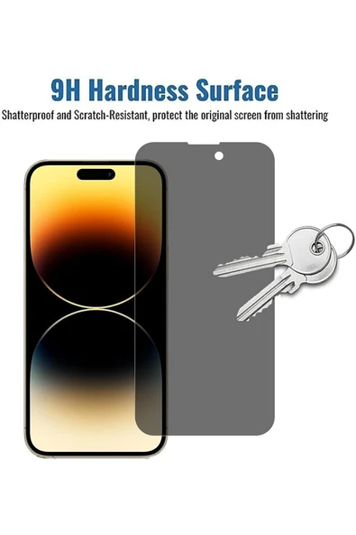 inteknoloji iPhone 15 Pro Max Hayalet Ekran Koruyucu Kırılmaz Cam - Ultra İnce - Resim 6