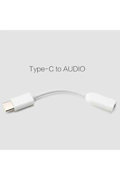 AlpCollection Xiaomi Uyumlu Type-c To Audio 3.5mm Jack Kulaklık Dönüştürücü Aparat - 2