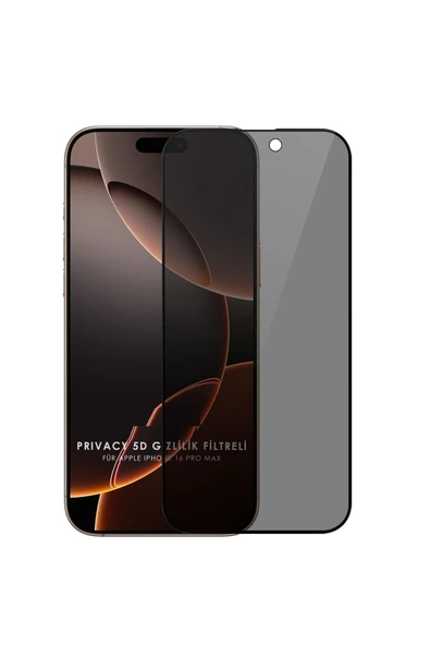 inteknoloji (GUARD HAYALET) Iphone 16 Pro Max Uyumlu Hayalet Tam Kaplayan Guard Serisi Cam Ekran Koruyucu - Resim 5