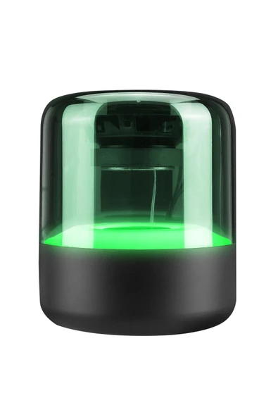 inteknoloji Bluetooth-usb -aux -tf Card 3.7v 1200mah Led Işıklı Taşınabilir Speaker Ses Bombası - Resim 2