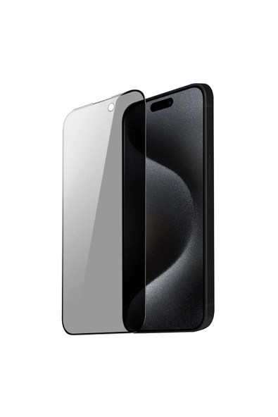 inteknoloji (GUARD HAYALET) Iphone 15 Pro Uyumlu Hayalet Özellikli Tam Kaplayan Guard Serisi Cam Ekran Koruyucu ürün görseli 1