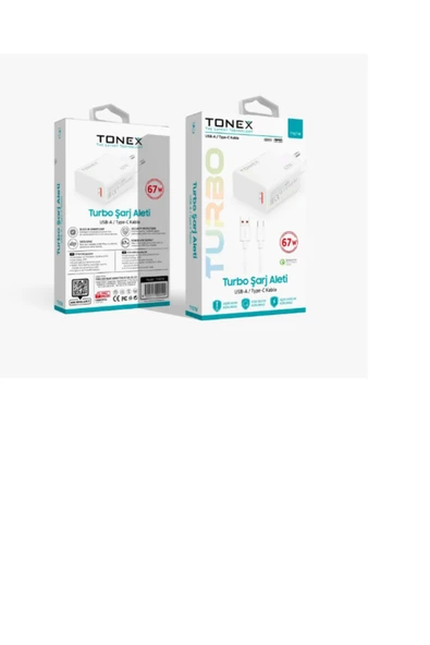 tonex 67W Turbo Şarj Type-C (Saniye Sayar) ürün görseli 1