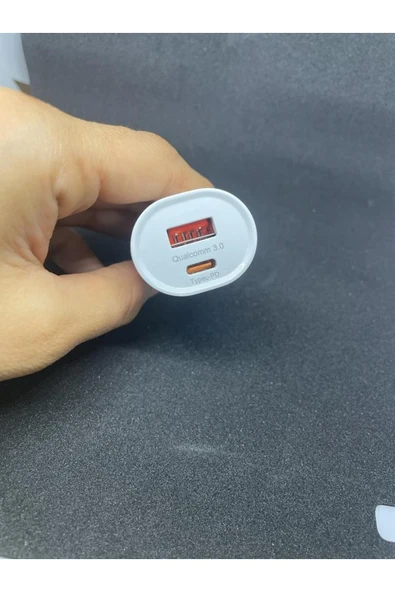 xonex Araç Şarj Başlık (45w Ultra Hızlı Şarj Type C + Usb Girişli Araç Şarjı) ürün görseli 1