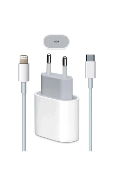 inteknoloji Iphone Tüm Serilerle Uyumlu Hızlı Şarj Aleti Adaptör Kablo Plus 6 7 8 X 11 12 13 14 Pro Max ürün görseli 1