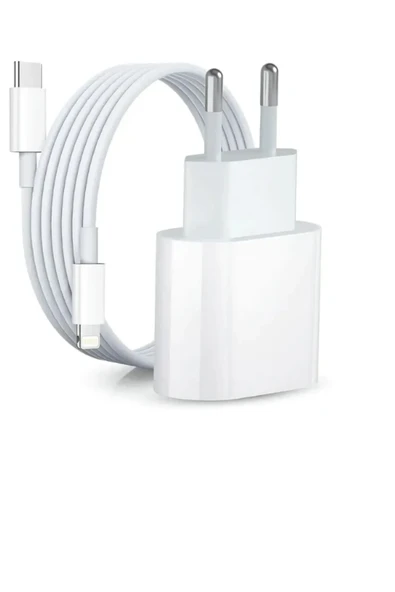 inteknoloji 11/11 Pro/11 Pro 13 13 Pro Max Uyumlu Şarj Aleti Seti 20 W Usbc Adaptör Usbc Lightning Kablo ürün görseli 1