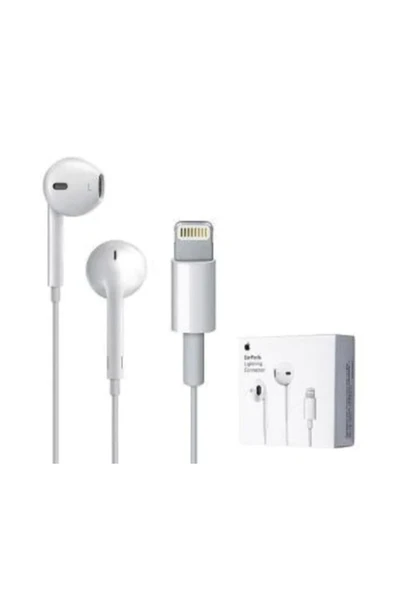 inteknoloji Ios Lightning Kulaklık 7 7 Plus 8 8 Plus X Xs Max Xr Uyumlu Tak Çalıştır Kutulu Kulaklık ürün görseli 1