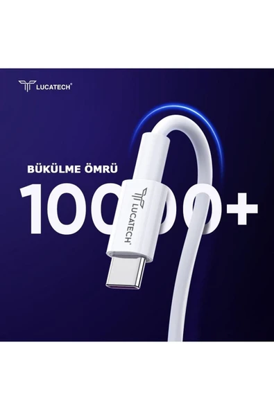 inteknoloji Iphone 11 / 12 / 13 / 14 Usb-c Lightning Şarj Kablosu 1m - Resim 6