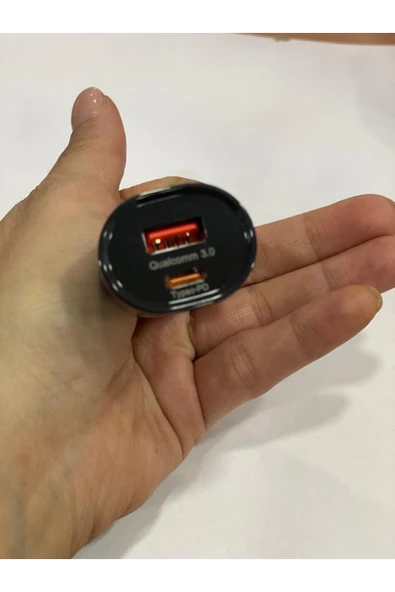 xonex Orjinal Araç Şarj Başlık 45w Ultra Hızlı Şarj Type C + Usb Girişli Araç Şarjı ürün görseli 1