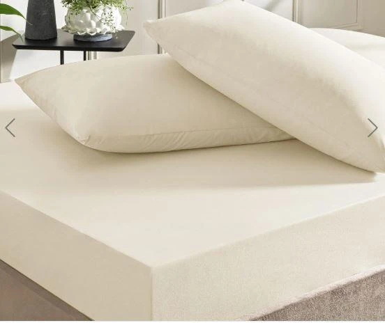 Taç Ranforce Lastikli Çift Kişilik Çarşaf Set Ekru ürün görseli