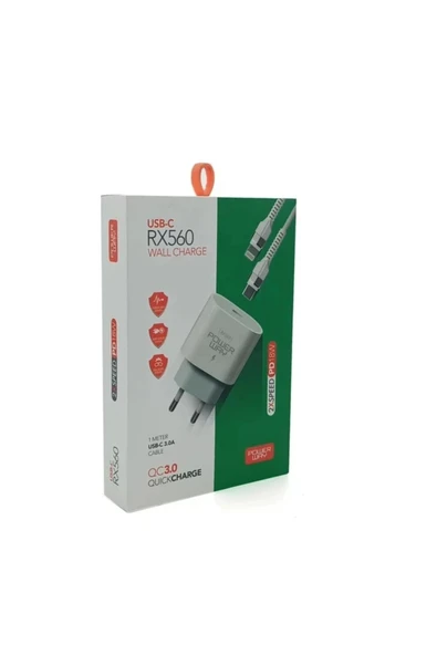 inteknoloji RX560 18W 3.0A Hızlı Usb-C Şarj Aleti (Iphone 11 /12/13/14 Pro Max Uyumludur) ürün görseli 1