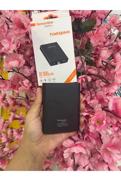inteknoloji Powerbank 10000 Mah 3.6 Amper Dijital Göstergeli Type C Fener Işıklı - 3