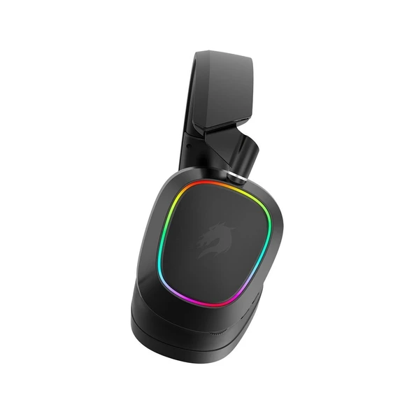 GameBooster WBH23B Nemesis Pro RGB 2.4Ghz+BT Kablosuz Oyuncu Kulaklığı Siyah - 2