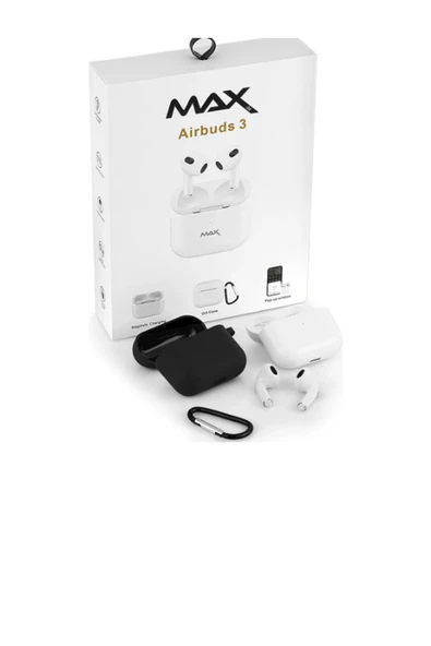 inteknoloji Max  Airbuds 3  Bluetooth Kulak İçi Kulaklık Silikon Hediyeli BT 5.3 - 1