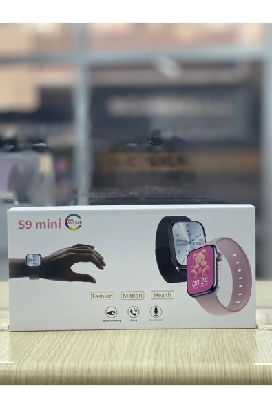 xonex S9 Mini Çift Kordon 41 mm Amoled Ekran Watch 9 Mini Akıllı Saat - 6