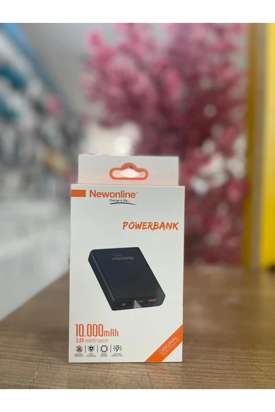 inteknoloji Powerbank 10000 Mah 3.6 Amper Dijital Göstergeli Type C Fener Işıklı - 1