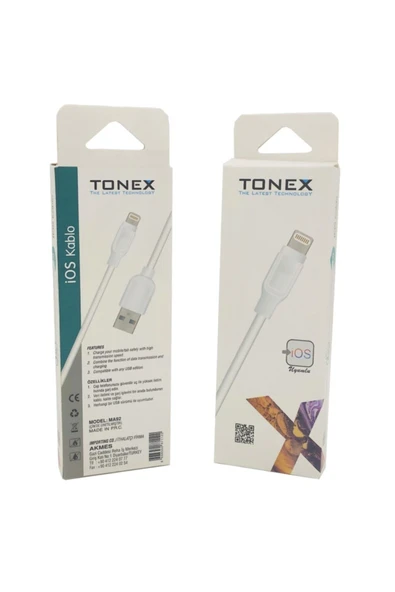 VİPAY 1 Metre Hızlı (ıphone) Ios Kablo Tonex Ma92 - Resim 2