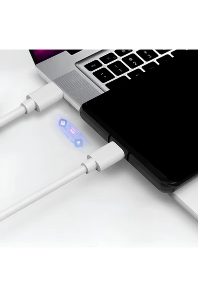 inteknoloji Iphone 1 Metre Type C Hızlı Şarj Aleti Kablosu  Iphone 15 - 15pro - 15 Pro Max Huawei Xiaomi uyumlu - Resim 4
