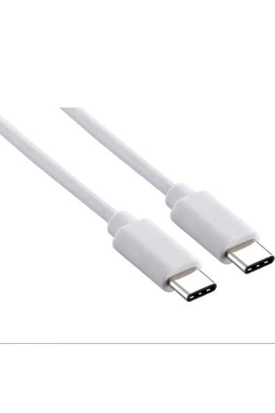 DIGI Dıgı Type C Kablo İki Ucu Type C USB C Kablo 1 Metre Beyaz ürün görseli 1