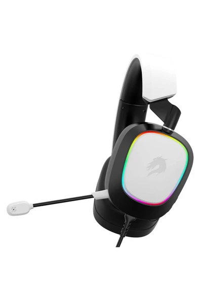 GameBooster H23W Nemesis RGB USB 7.1 Profesyonel Oyuncu Kulaklığı Beyaz