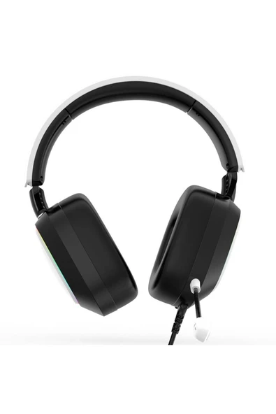 GameBooster H23W Nemesis RGB USB 7.1 Profesyonel Oyuncu Kulaklığı Beyaz - 3