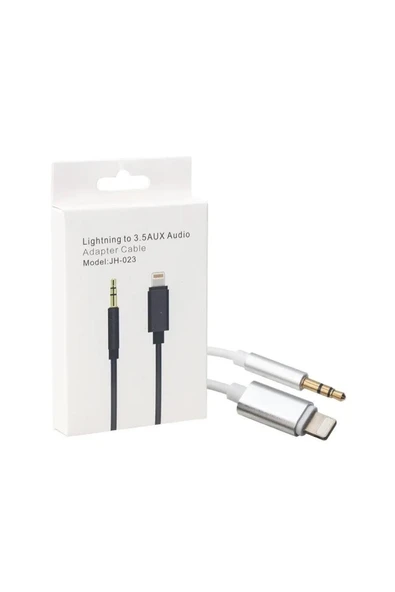 inteknoloji Iphone Uyumlu Lightning Aux Kablosu 1 Metre Çevirici ürün görseli 1