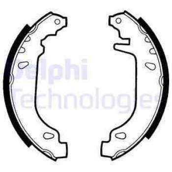 Renault Arka Fren Balatası Pabuc R11 R19 R21 Manager Twingo Clio I (90>98) - Delphi Ls1404 - Resim 1