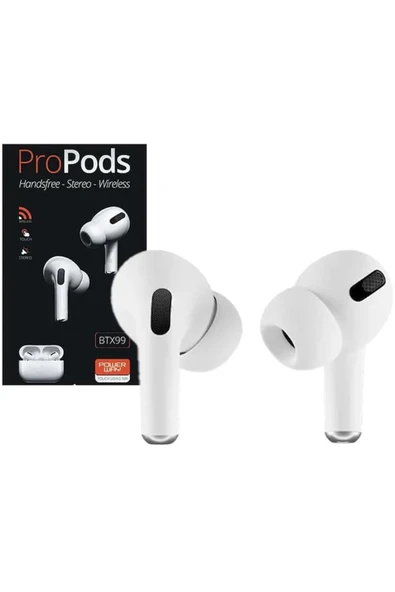 POWERWAY Propods 2 Bluetooth Dokunmatik Kulakiçi Bt Kablosuz Kulaklık (SİLİKON KILIFLI) - 2