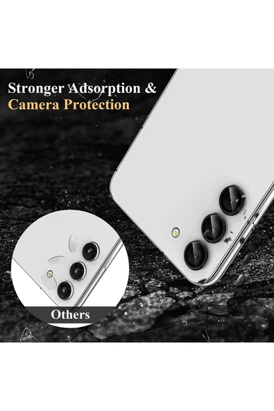 inteknoloji Samsung Galaxy A24 / A34 / A14 / Uyumlu 3 Parça Kamera Lens Koruyucu Cam Kamera Koruma - 3