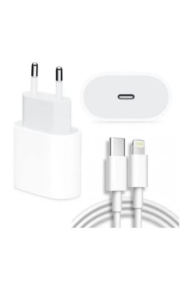 JOKERGSM Iphone Tüm Serilerle Uyumlu Hızlı Şarj Aleti Kablo Adaptör Set Iphone 11 / 12 / 13 / Pro / Pro Max - 3