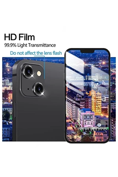 kalimera iPhone 11 /12/12 Mini  ile Uyumlu Premium Ultra Darbe Önleyici Safir Kamera Lens Koruyucu - 2