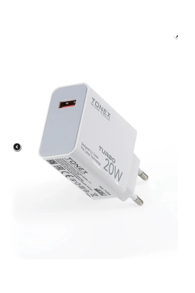 tonex 4A 20W Turbo ve Hızlı Şarj Adaptörü - Resim 3