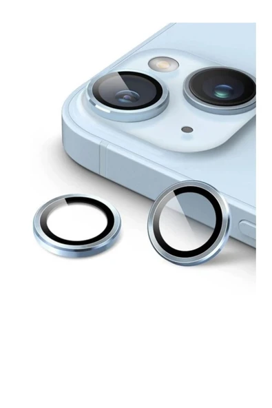 eaksesuarnet iPhone 14 Uyumlu Kamera Koruyucu Cam Lens Mercek Koruyucu - 1