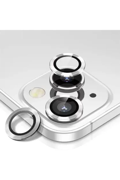 kalimera iPhone 14-14 Plus ile Uyumlu Premium Ultra Darbe Önleyici Safir Kamera Lens Koruyucu - 1