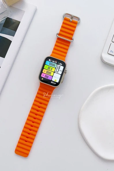 inteknoloji Watch Uyumlu Ocean Loop Kordon 42,44,45,49mm - Resim 2