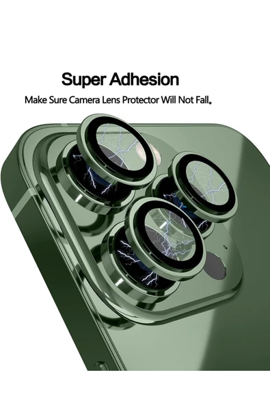 inteknoloji İphone 13promax Uyumlu 9h Tam Kaplayan Kamera Koruyucu Lens Koruyucu - 3