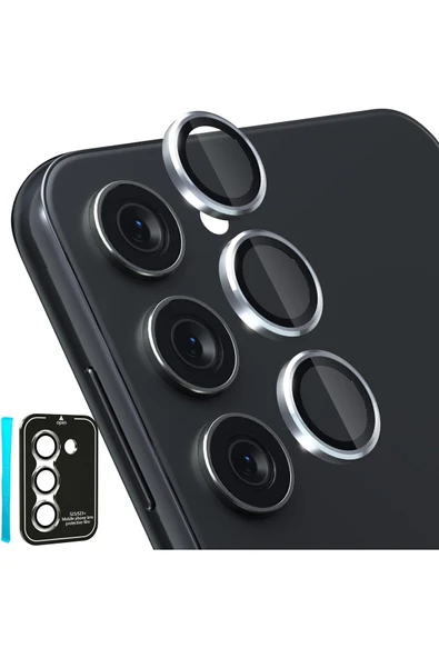 inteknoloji Samsung Galaxy A24 / A34 / A14 / Uyumlu 3 Parça Kamera Lens Koruyucu Cam Kamera Koruma - 1