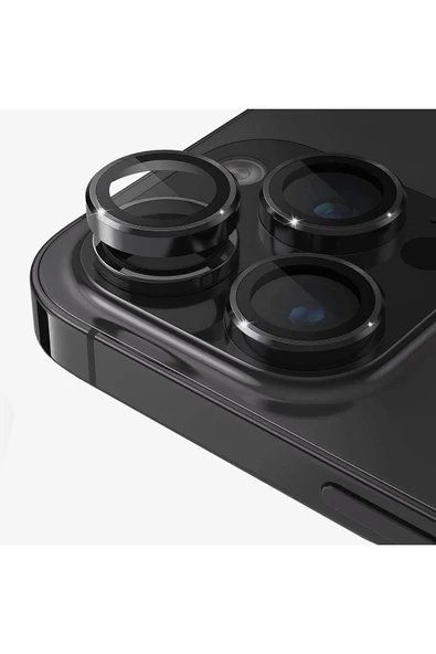 eaksesuarnet iPhone 13 Pro Max Uyumlu Kamera Koruyucu Cam Lens Mercek Koruyucu - 2