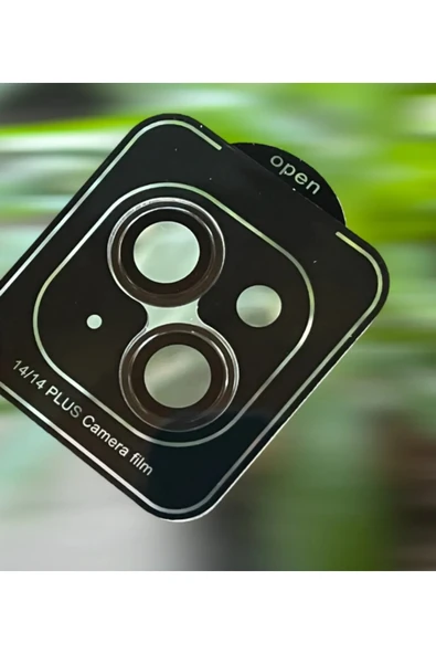 Solid Iphone 14/14 Plus Uyumlu Safir Cam A Kalite Kamera Lens Koruyucu Uyumlu - 1