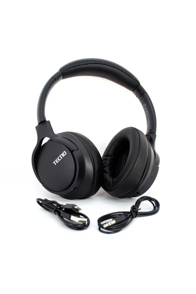 TECNO Nıghtıngale-n1 Kulak Üstü Bluetooth Kulaklık Siyah - Resim 4