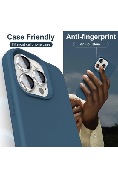 inteknoloji İphone 13promax Uyumlu 9h Tam Kaplayan Kamera Koruyucu Lens Koruyucu - 5