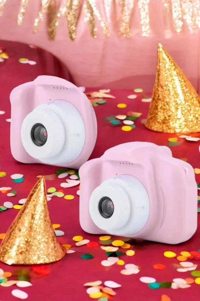 Çocuklara Özel Dijital Fotoğraf Makinesi Mini 1080P HD Kaliteli - 2