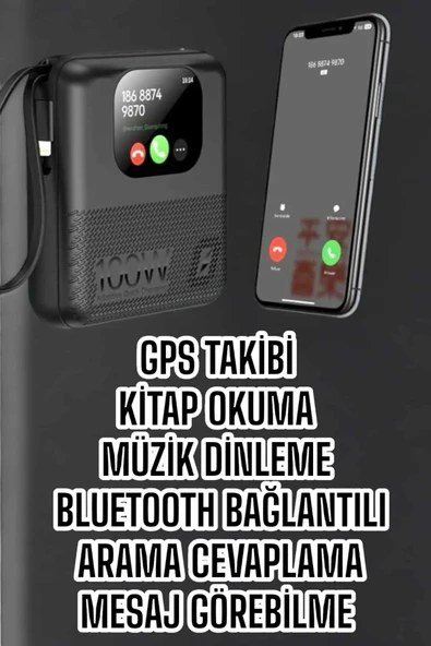 Yeni Nesil Akıllı Powerbank 10.000 MAH Çok Fonksiyonlu Müzik Dinleme - 2