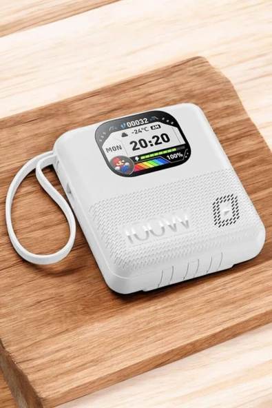 Yeni Nesil Akıllı Powerbank 10.000 MAH Çok Fonksiyonlu Müzik Dinleme - 4